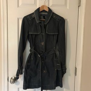 Jean trench coat
